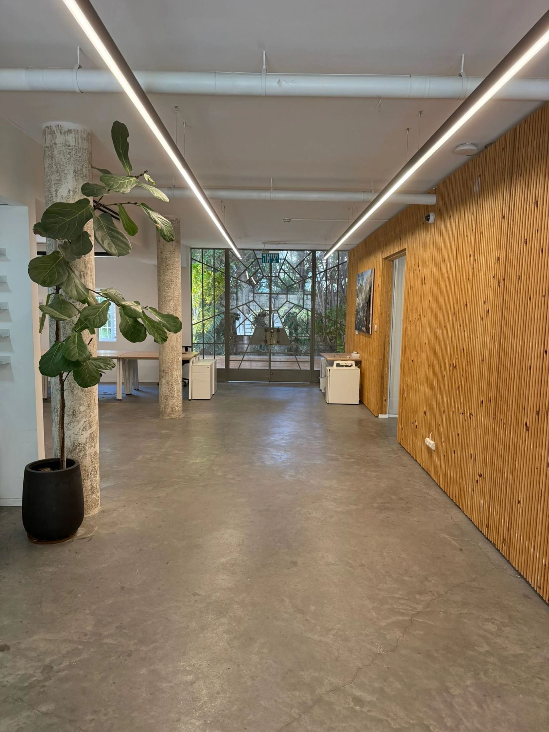 נכס להשכרה בתל אביב - קומת קרקע להשכרה עם חצר היקפית בנווה צדק בשדרות רוטשילד ולב תל אביב